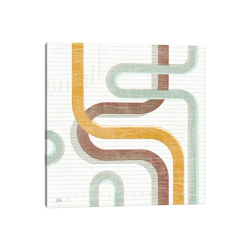 Subway Lines I by Melissa Averinos - Wrapped Canvas Print, 30.48 cm H x 30.48 cm W