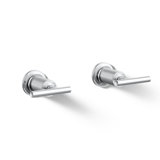 Purist® Deck- or Wall-Mount High-Flow Bath Trim with Lever Handles