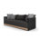 Clifton Sofa In Peppercorn Fabric