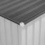 Bronwynn 7 x 5FT Metal Garden Shed with Foundation Kit, 2 Vents, White