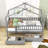 Saffir Wooden House Daybed with Two Drawers and Legs-61256888-61256899
