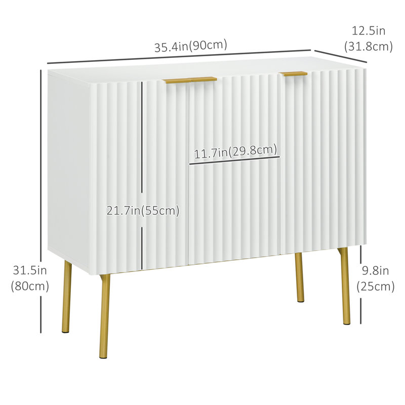Armoire d'appoint en acier Marvers, Gris