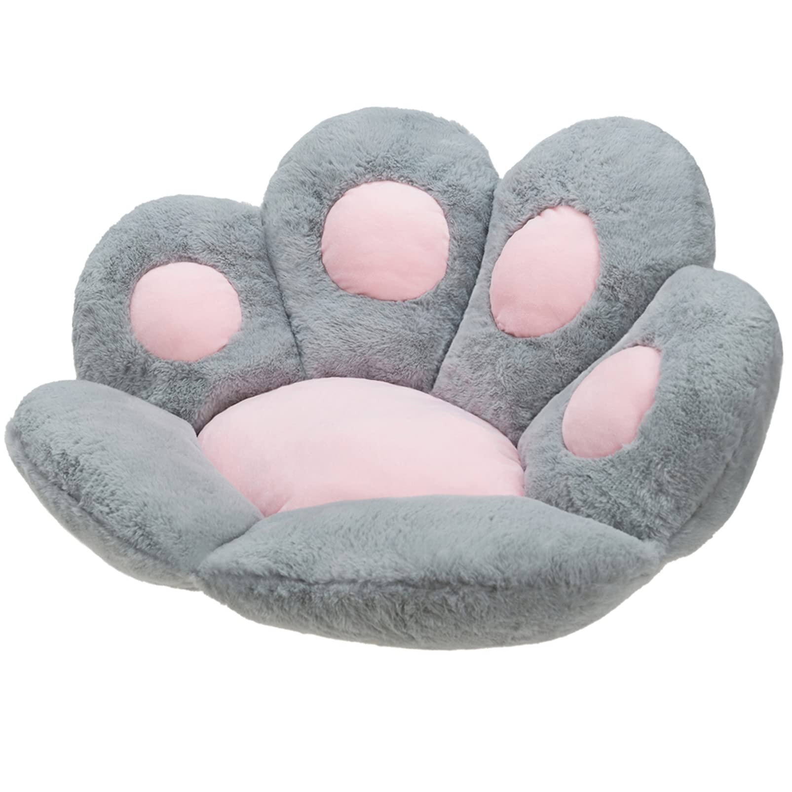 Cat Paw Cushion Comfy Kawaii Chair Cushion Bear Paw Lazy Sofa Office Floor  Pillow Cute Plush Seat Pad for Gaming Chair for Dining Room Bedroom Decor  Blue 27.5 x 23.6 inch 