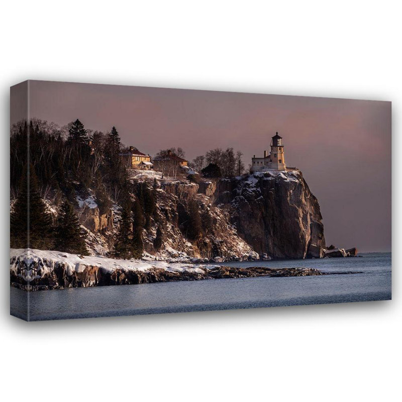 Jaynes Gallery, Minnesota, parc national du phare de Split Rock Phare de Split Rock sur le lac Supérieur, H 33 po x l 48 po