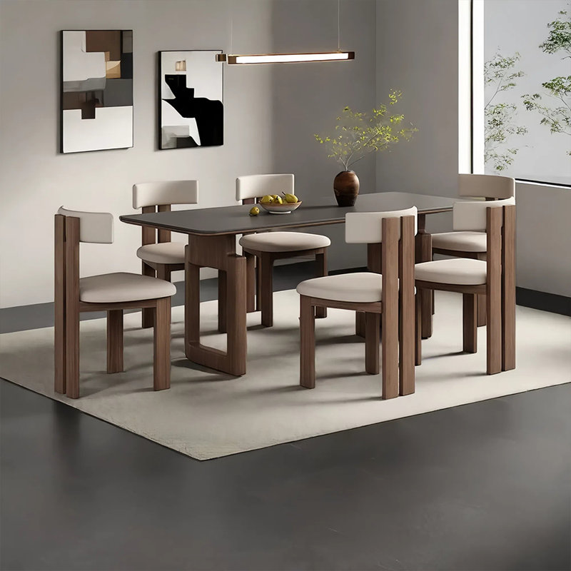 Ensemble de table et chaises Vintage, H 29,52 po x L 70,86 po x l 31,49 po