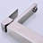 Brushed Nickel Bathroom Tap - Water Flow Control, Corrosion Sink Nickel, Adjustable Rate