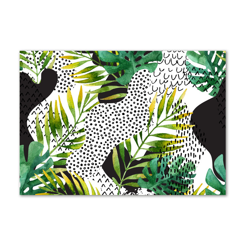 Tropical Leaves - Wrapped Canvas Print
