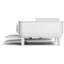 Égouttoir à vaisselle compact avec cadre en acier inoxydable 360º Easy Drain-126230650