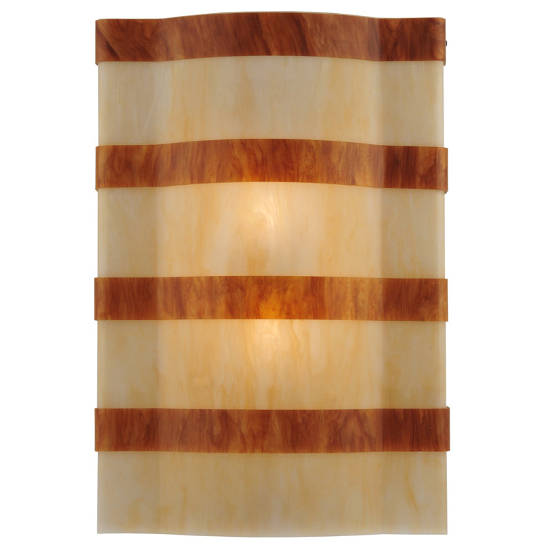 Plafonnier encastré 1 lumières il bacco, H 23,75 po x l 16,5 po x P 4,25 po