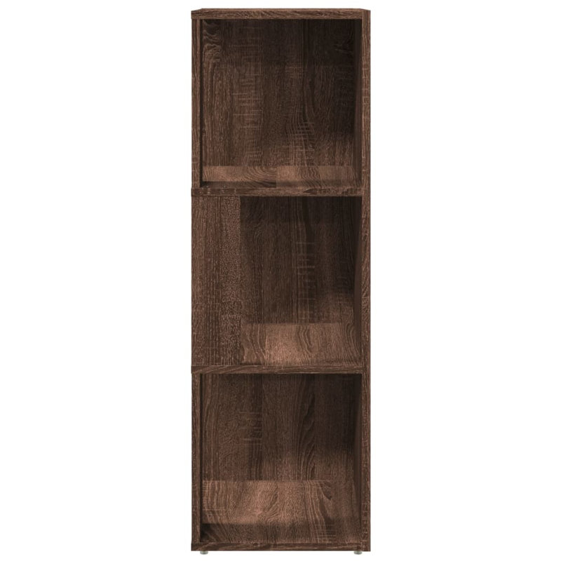 Casmalia 100cm H Corner Bookcase, Brown Oak