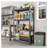 4-Tier Adjustable Metal Storage Shelf