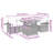 Vidaxl Garden Sofa Set Black, Cream White