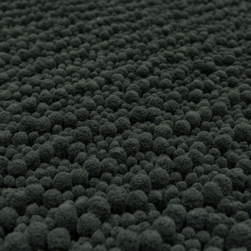 Tapis de bain antidérapant Tamayo, Gris anthracite, L 24 po x L 60 po