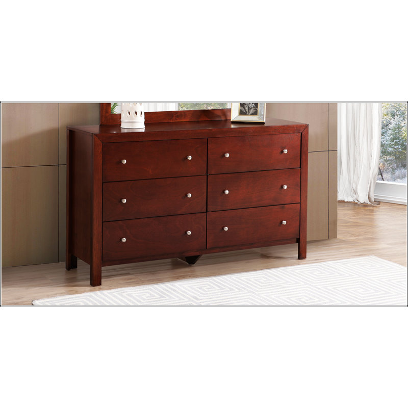La commode en bois Burlington G2400-D avec une fabrication durable et des tiroirs à glissement en douceur, parfaite pour toute chambre à coucher