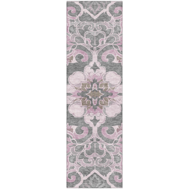 Premium Machine Washable Ralston AMF1947 Global Rug, Runner 2'3" x 7'6"