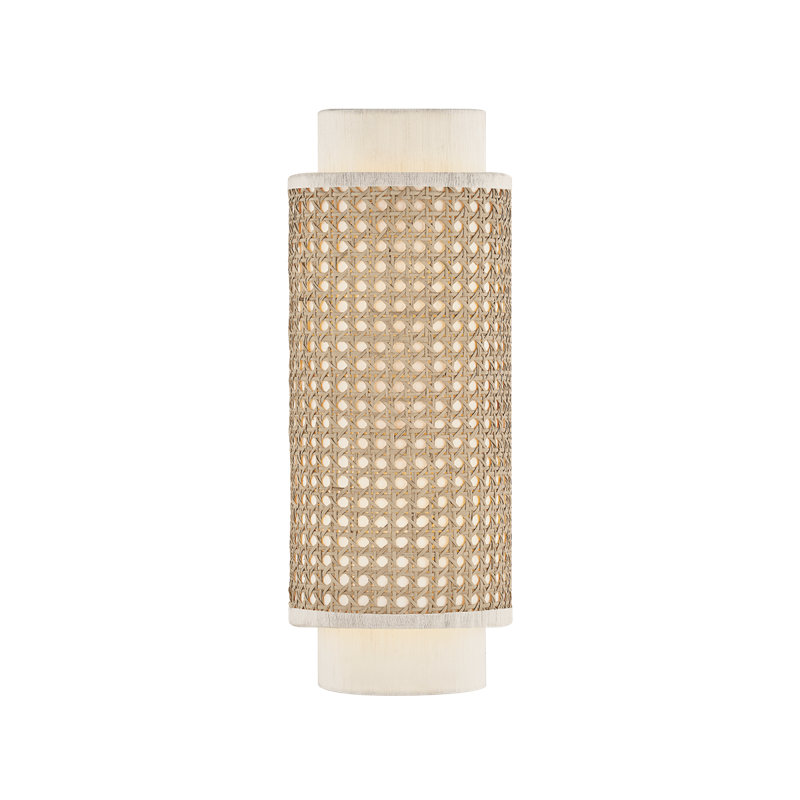 Tina 6.25" 2-Light Silk Wall Sconce