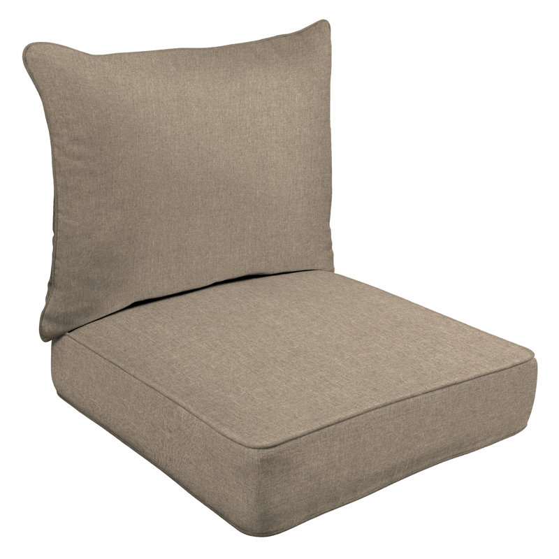 Coussin de siège Sunbrella, Cast cendré