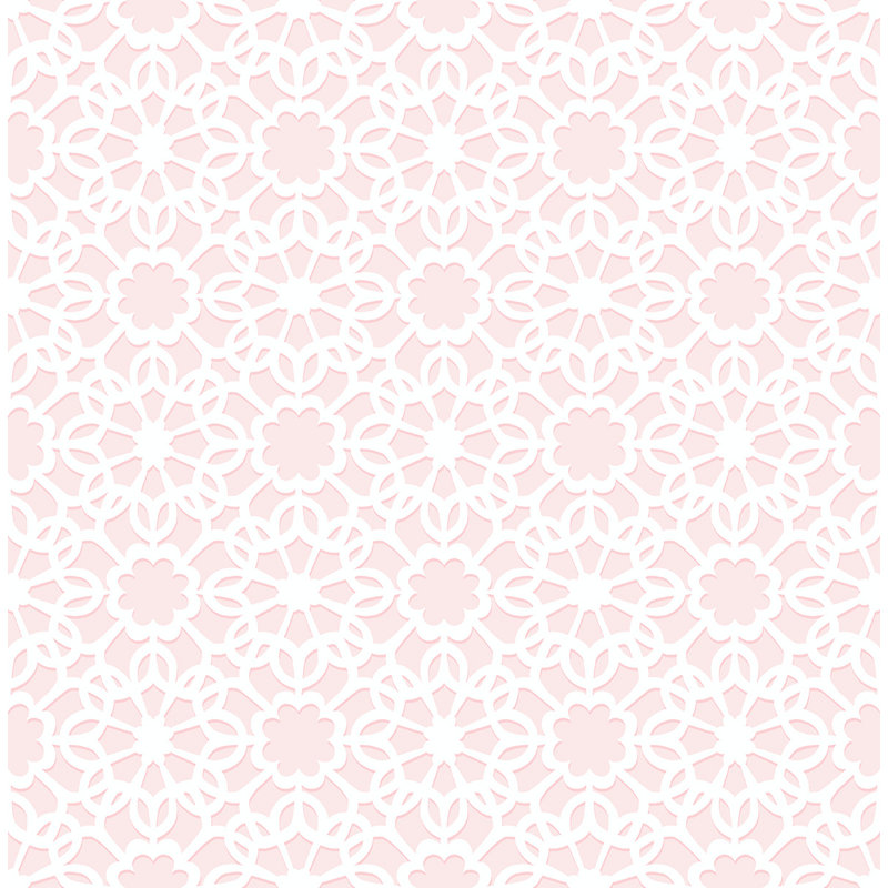 Arloe Floral Roll, Pastel Pink