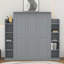 Grand lit escamotable avec tablettes et DEL-443415351