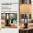 Jacolbi 3 Way Dimmable Touch Control Table Lamp with Dual USB Ports