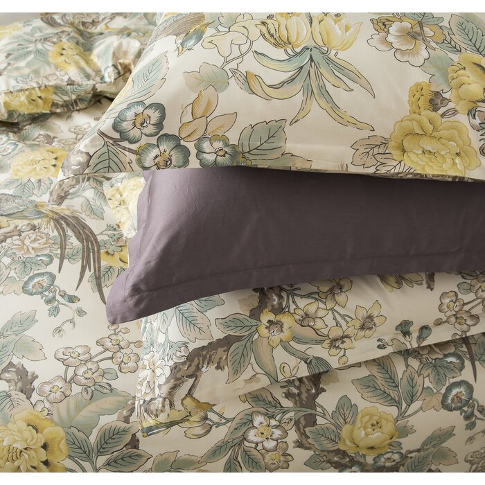 Sweety Pie Inc Chinoiserie 100% Cotton Sateen Duvet Cover Set & Reviews ...