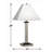 Square Post Metal Table Lamp