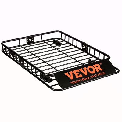 Roof Rack Cargo Basket 200 LBS Capacity 46"X36"X4.5" For SUV Truck Cars