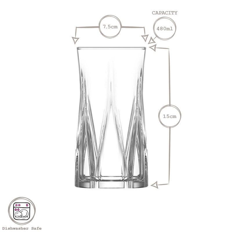Highball Glass, 480 ml , 12