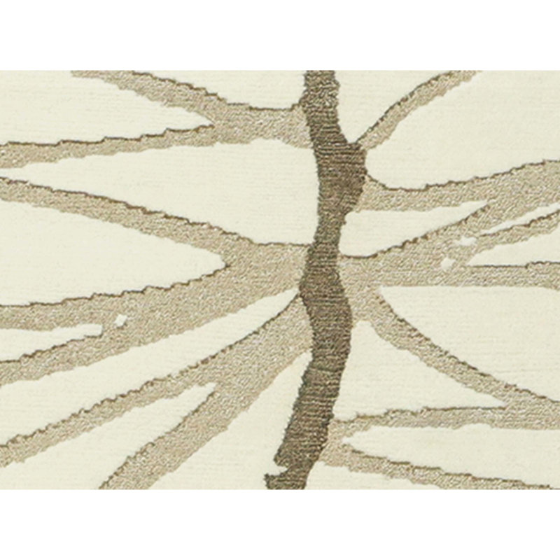 Hand Knotted Abstract Area Rug, Rectangle 8' x 10'