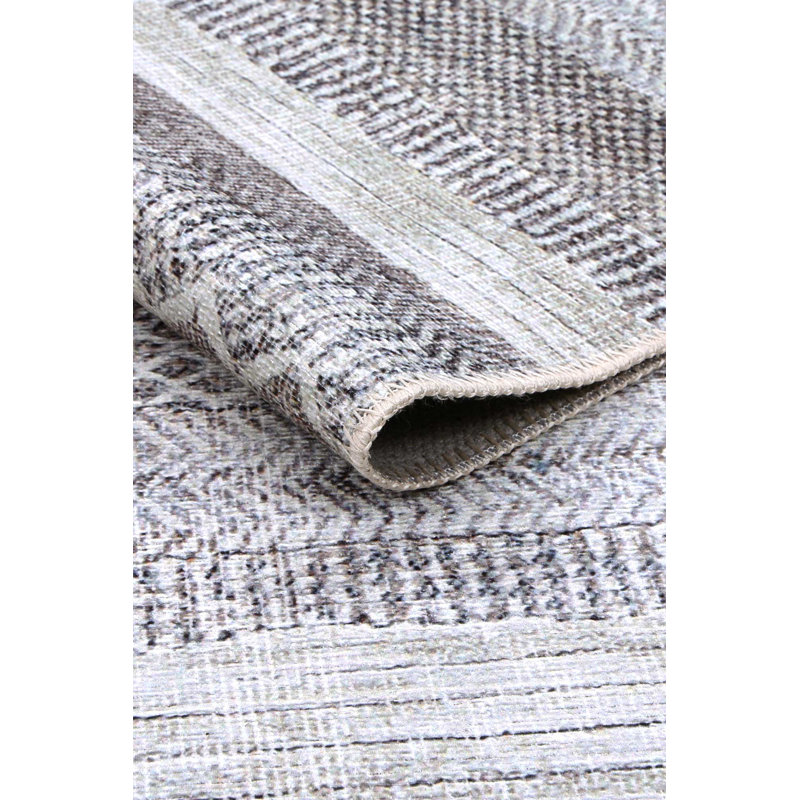 Tapis cendré Shadows, Rectangle 5 pi 2 po x 7 pi 6 po