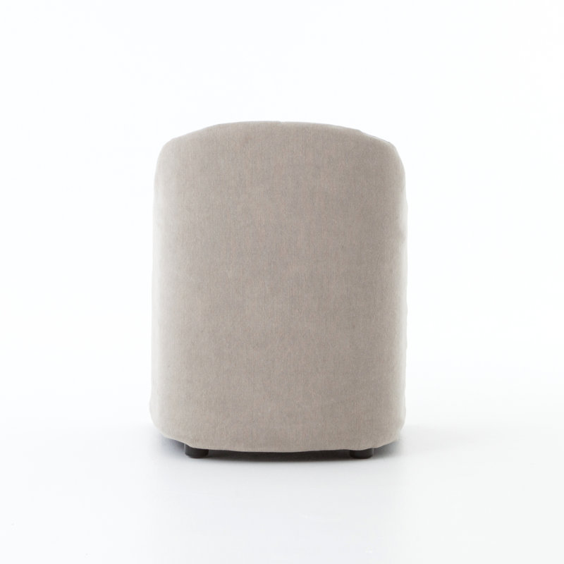 Cove Upholstered Arm Chair, Heather Twill Pewter