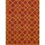 Hand-Knotted High-Quality Red and Gold Area Rug