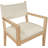 Vina Linen Textured Fabric Dining Arm Chair-1382935933-1382935934