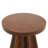 Meriton Mid-Century Modern Solid Pine Flower Pedestal Round Side Table