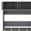 Wall Murphy Bed With Desk And Storage Shelves And Big Cabinets-2063434950