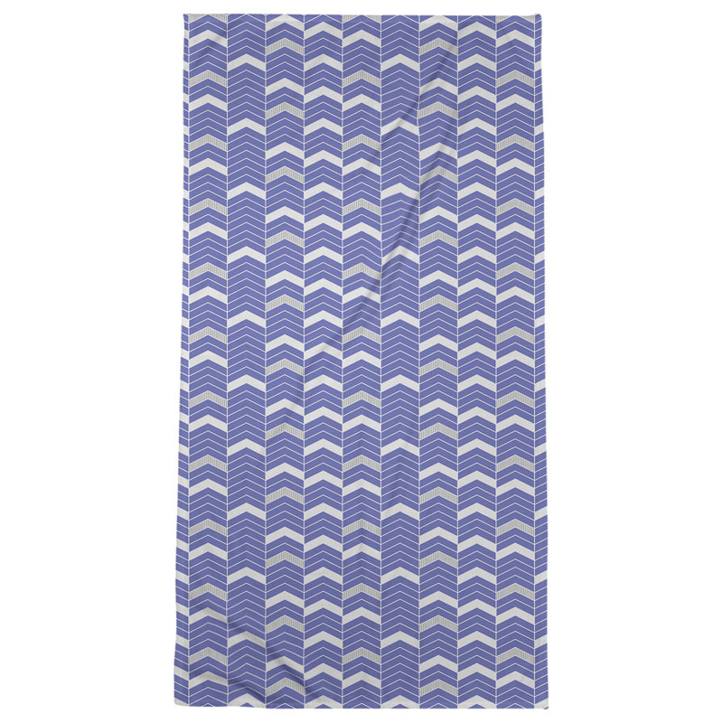 Stephenie Beach Towel, Blue/Gray