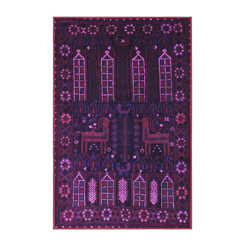 Washable Oriental Indoor Rug, Rectangle 2' x 3'