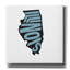 «Illinois 2» par Art Licensing Studio, art mural sur toile
