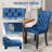 Modern High-End Velvet Dining Chairs Side Chairs (Set of 2)-922702212