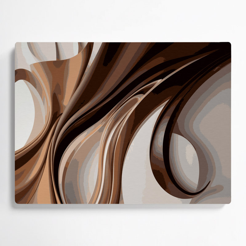 Gradient Abstract 55, art mural gris en métal, H 20 po x l 30 po
