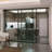 4 Panel Clear Glass Sliding Room Divider - Aluminum Frame with Silent Glide technology-83099410-49164112