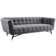 Everly Quinn Ziyear 90'' Velvet Sofa | Wayfair