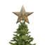 Décoration pour sommet de sapin en forme d'étoile scintillante et lumineuse - lumières claires-742343900-690188024