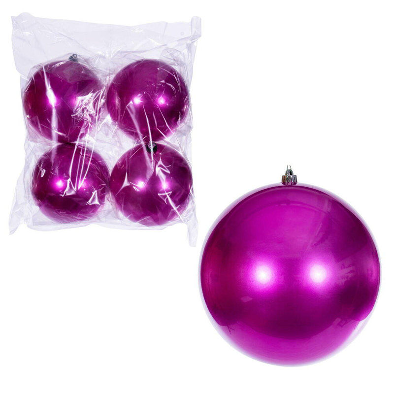 Ornement boule Gaviria, H 4,75 po x l 4,75 po x P 4,75 po