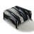 Nordic Contrast Ii - Striped Large Square Ottoman