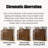 Brown Solid Wood Shoe Storage Bench