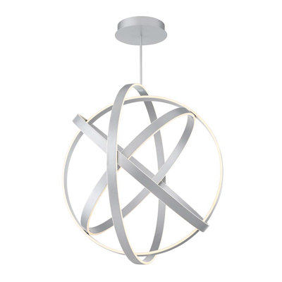Luminaire suspendu sphérique 1 lumière DEL Kinetic, température de couleur 3500