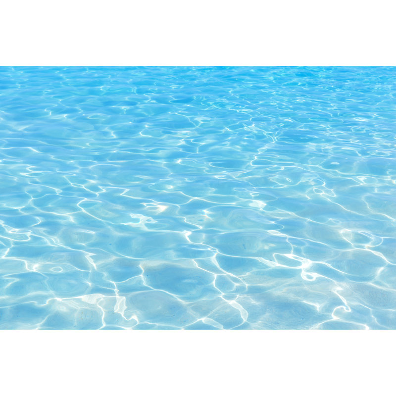 Shining Blue Water - Wrapped Canvas Print, 61cm H x 91cm W x 3.8cm D