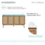 Meuble-lavabo autoportant de 60 po en chêne doré Classe avec dessus de lavabo double à 3 trous Class-115356446-115356447