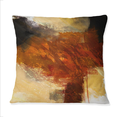 Terra Rosa Earth Mysteries I - Abstract Printed Throw Pillow